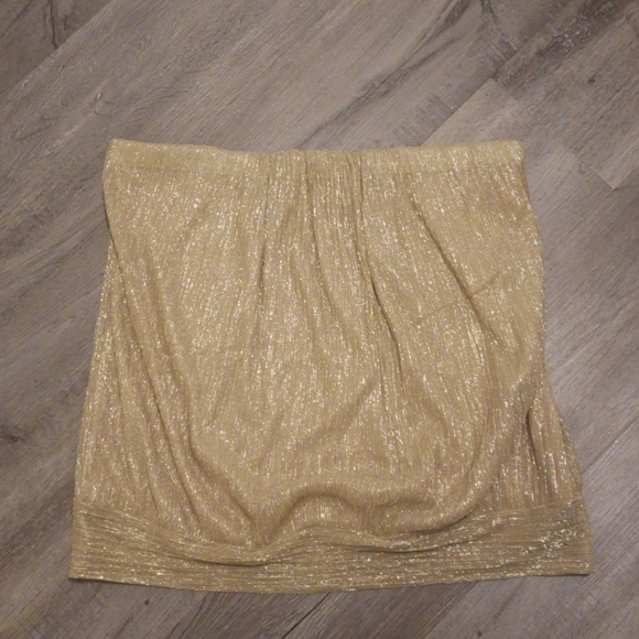 NWT gold convertible tube top/tank - Picture 1 of 4